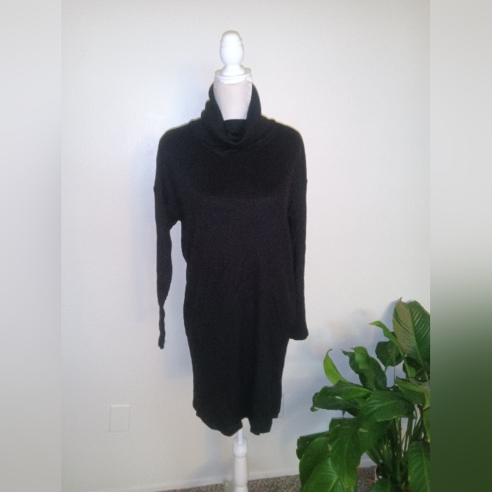Time and Tru Black Sweater dress